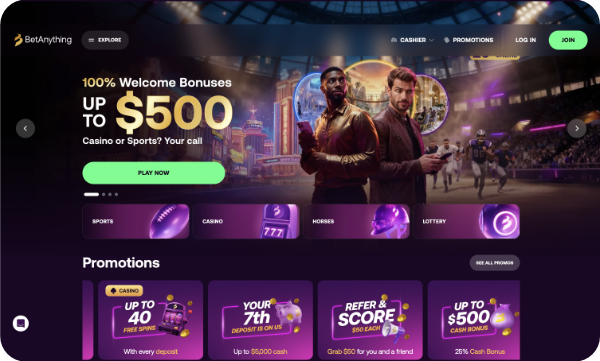 a screenshot of the betanysports sportsboook interface