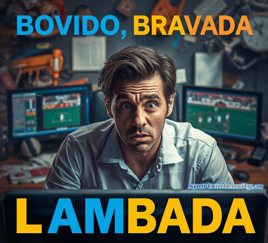 a confused sports bettor trying to remember the name of the sportsbook bovada.lv as bovido, bravada, bovasa, bivada,