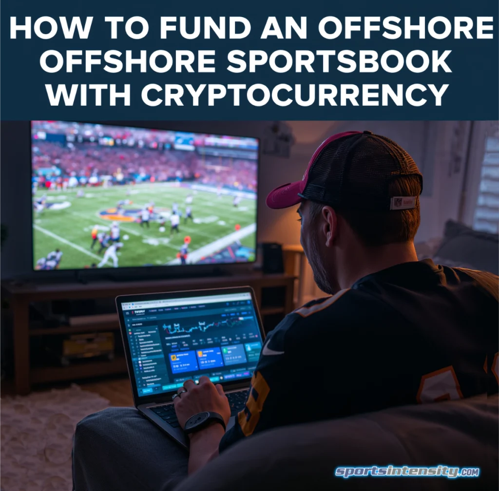 football fan despoting on a cryptocurrency exchange to fund an offshore sportsbook