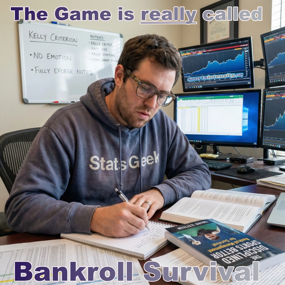 a sports bettor learning the disciplne required for bankroll survival