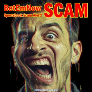 a man pictured with his face distorted by the betemnow scam