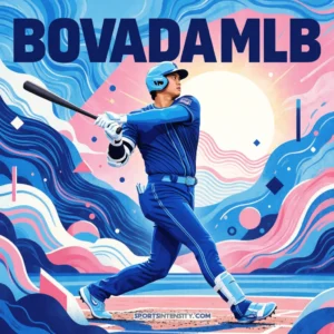an illustrated image depicting the bovada mlb board's favorite son: shohei ohtani