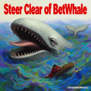 an image depicting betwhale as a monstrous leviathan devouring a shipwrecked sports betior