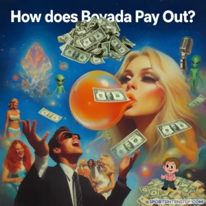 an image depicting a man asking a woman how does bovada payout