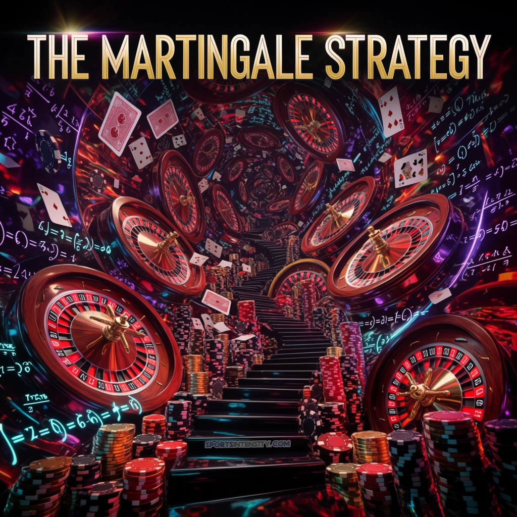 the sensation a bettor feels using the martingale startegy is like looking into a vortex of losses