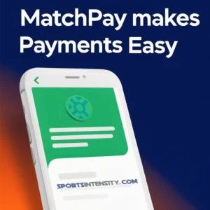an image depicting the matchpay app and the text matchpay makes payments easy