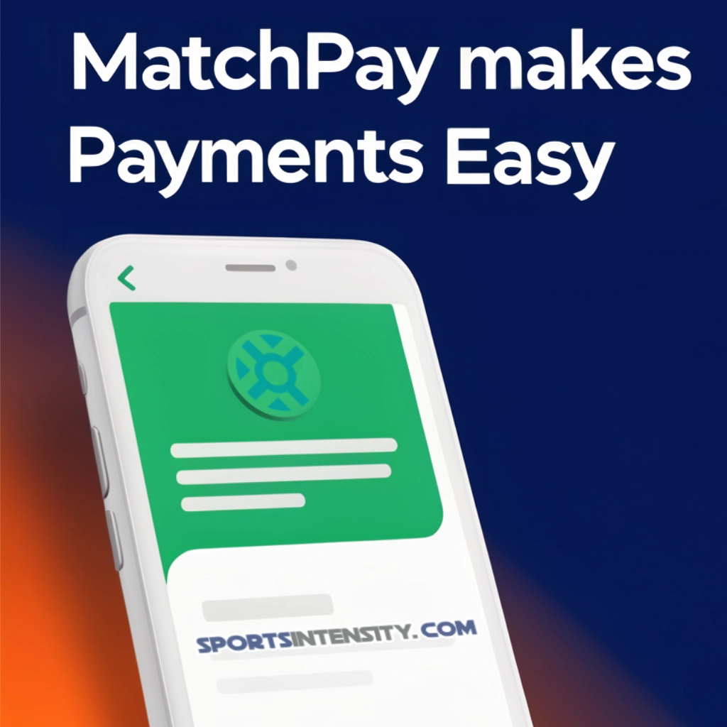 an image depicting the matchpay app and the text matchpay makes payments easy