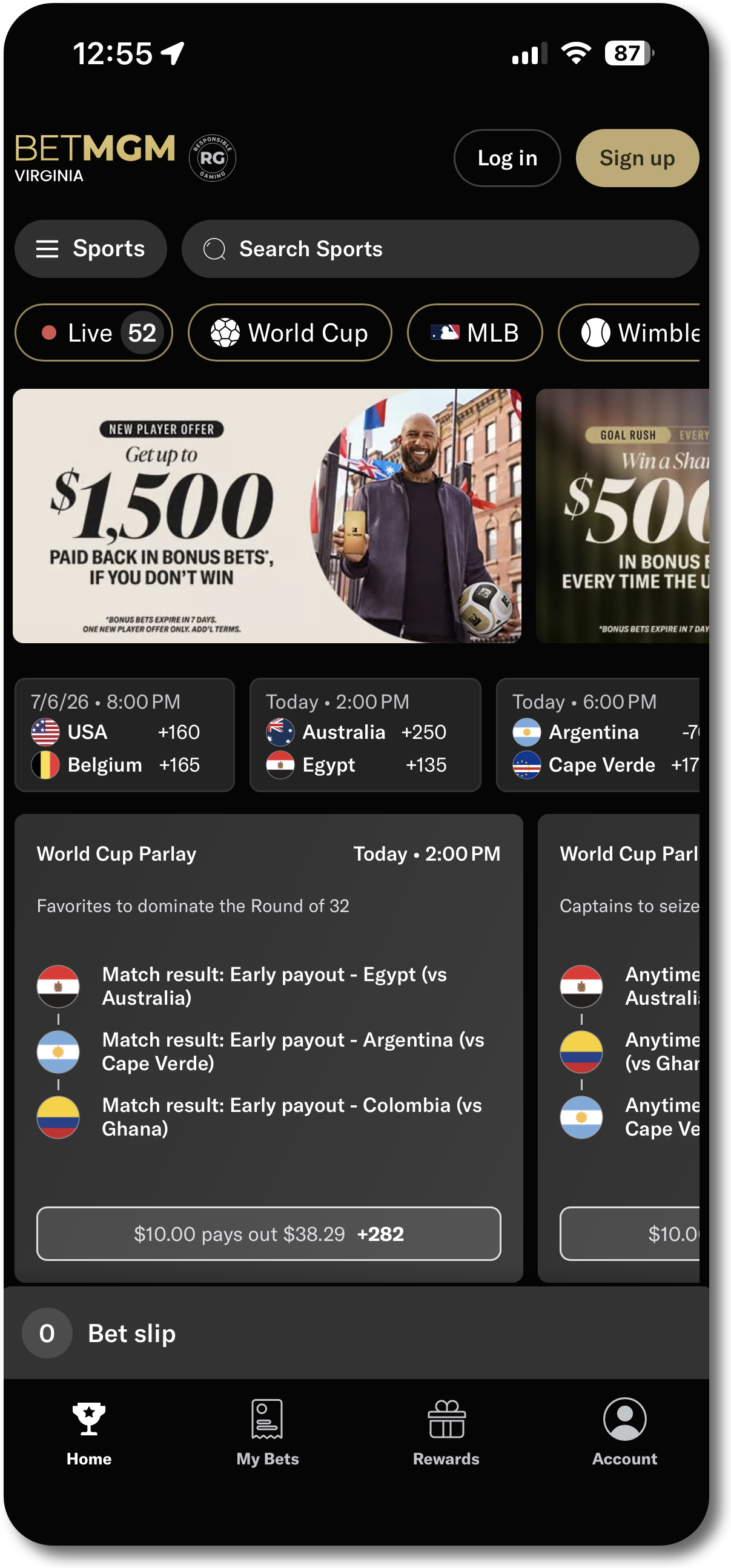 BetMGM Sportsbook mobile app