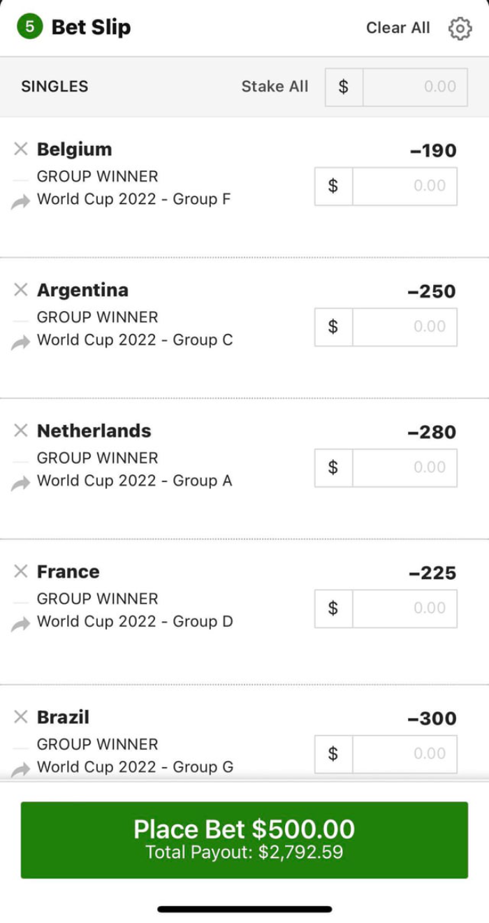 DraftKings Sportsbook mobile app